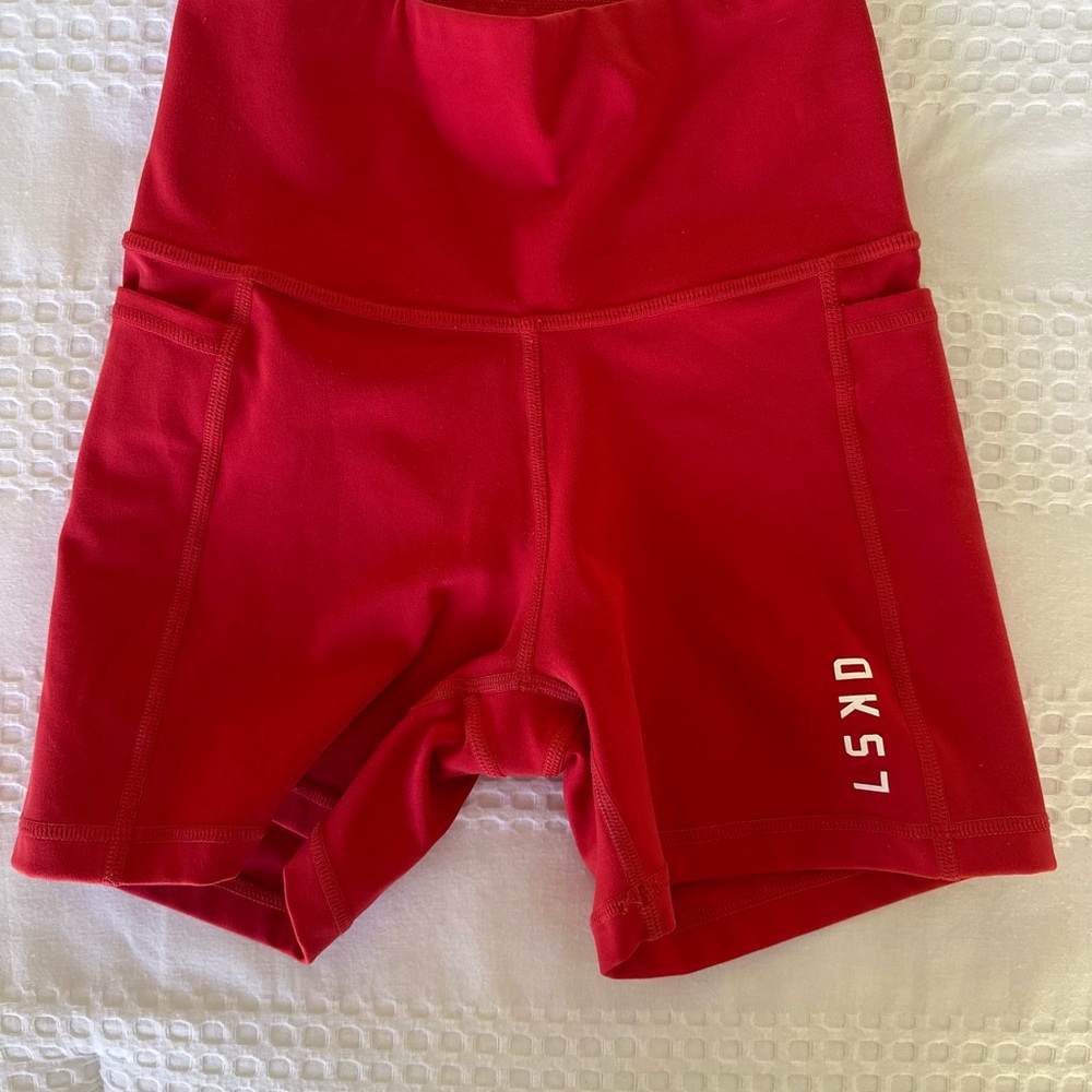 LSKD Flux X-Short Tights - Scarlet XS